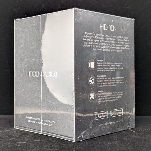 HiddenRadio2 Bluetooth MultiSpeaker, Factory Sealed (2 Available) - Picture 3 of 16